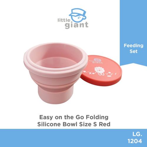 Easy on the Go Folding Silicone Bowl Size S - Red