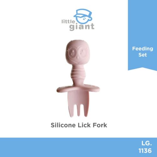 Silicone Lick Fork - Pink