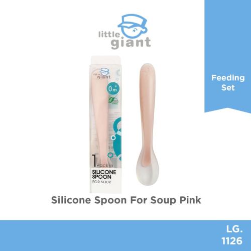 Silicone spoon for Soup - Pink