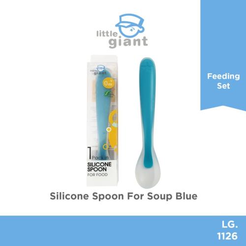 Silicone spoon for Soup - Blue