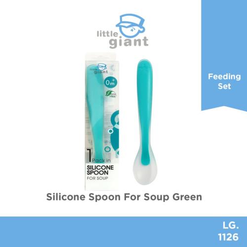 Silicone spoon for Soup - Green