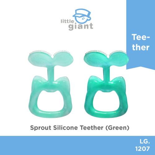 Sprout Silicone Teether - Light Green