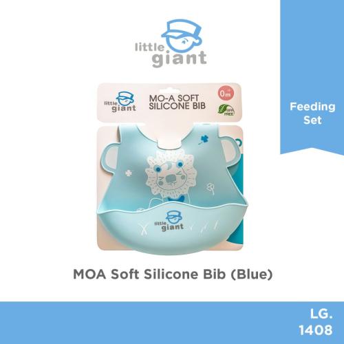MO-A Soft Silicone Bib Blue