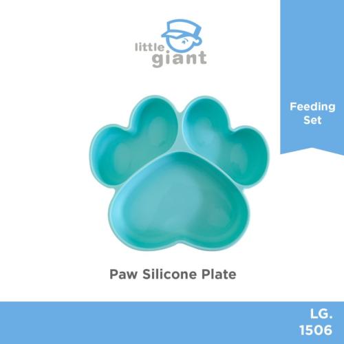 Little Giant Paw Silicone Plate - Green