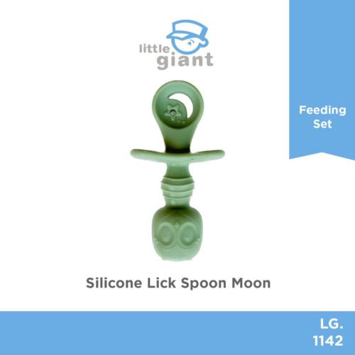 Silicone Lick Spoon Moon - Green