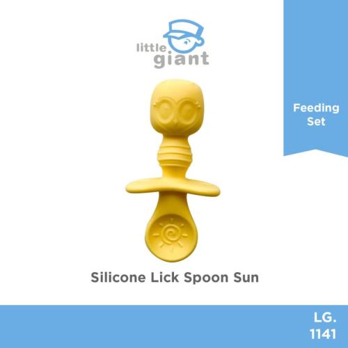 Silicone Lick Spoon Sun - Yellow