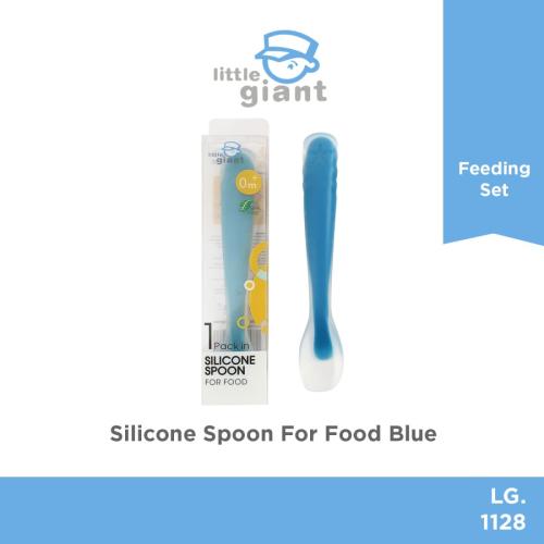 Silicone spoon for food - Blue