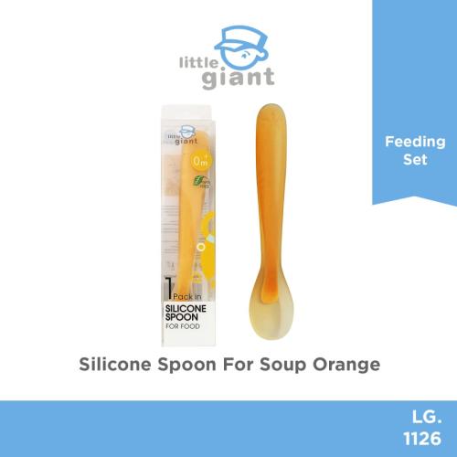 Silicone spoon for Soup - Yellow