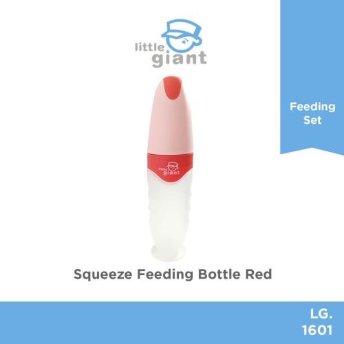 Squeeze Feeding Bottle - Red