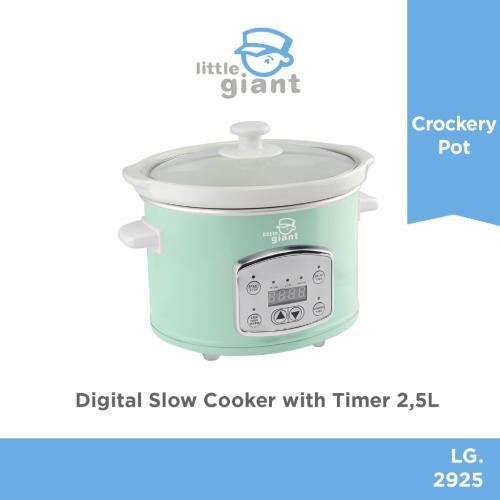Little Giant Digital Slow Cooker With Timer 2,5L - MINT