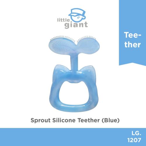 Sprout Silicone Teether - Blue